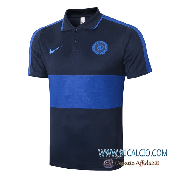 Maglia Polo FC Chelsea Blu Royal 2020 2021 | 91calcio