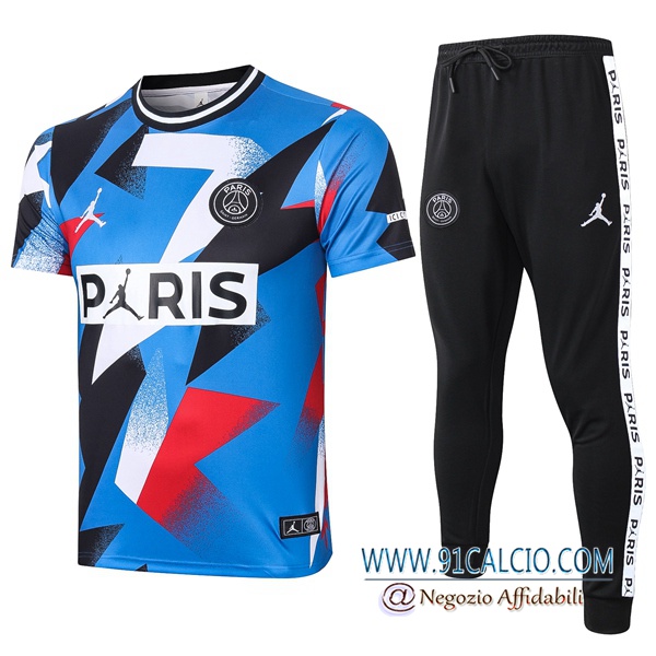 Kit Maglia Allenamento Paris PSG Jordan Pantaloni Colorato 2020 ...