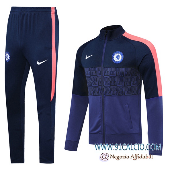 Tuta Allenamento FC Chelsea Blu 2020 2021 Giacca Pantaloni ...