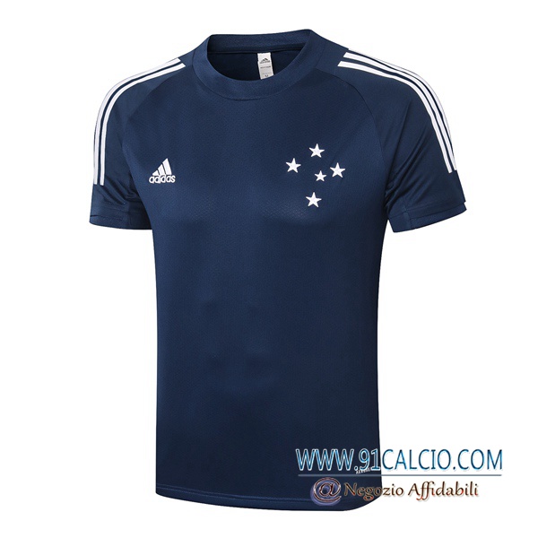 T Shirt Allenamento Cruzeiro EC Blu Royal 2020 2021