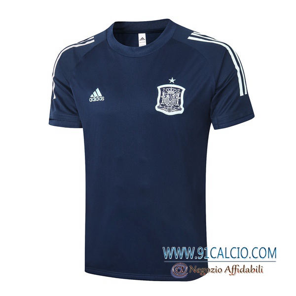 T Shirt Allenamento Spagna Blu Royal 2020 2021