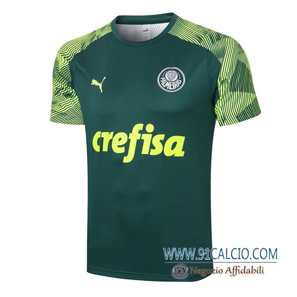 T Shirt Allenamento Palmeiras Verde 2020 2021
