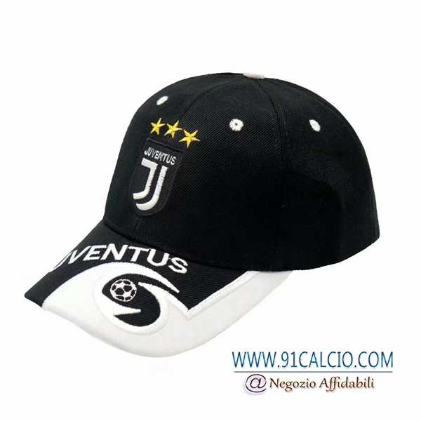 Cappello da Calcio Juventus Nero