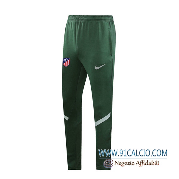 Pantaloni Allenamento Atletico Madrid Verde 2020 2021