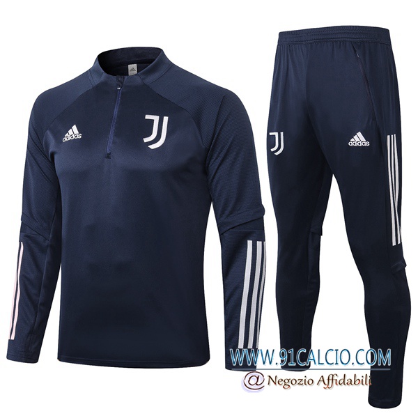 Tuta Allenamento Juventus Blu Royal 2020 2021 + Pantaloni