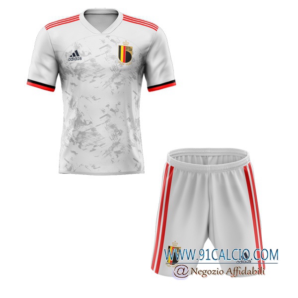 Maglie Calcio Belgio Bambino Seconda 2020 2021