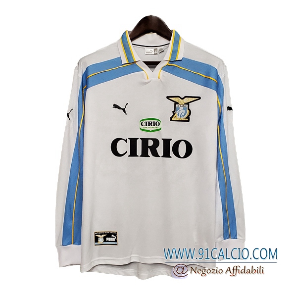 Maglie Calcio SS Lazio Retro Manica Lunga Prima 2000/2001