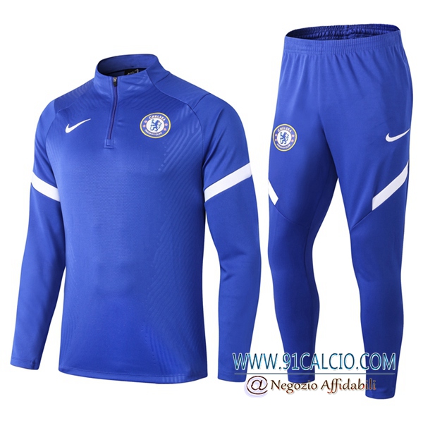 Tuta Allenamento FC Chelsea Blu 2020 2021 Pantaloni | 91calcio
