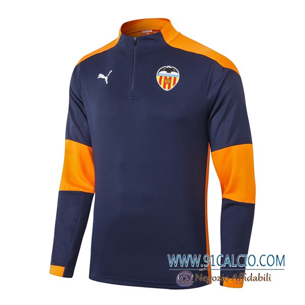 Felpa da training Valencia Blu Royal 2020 2021 Felpa da training Valencia Blu Royal 2020 2021