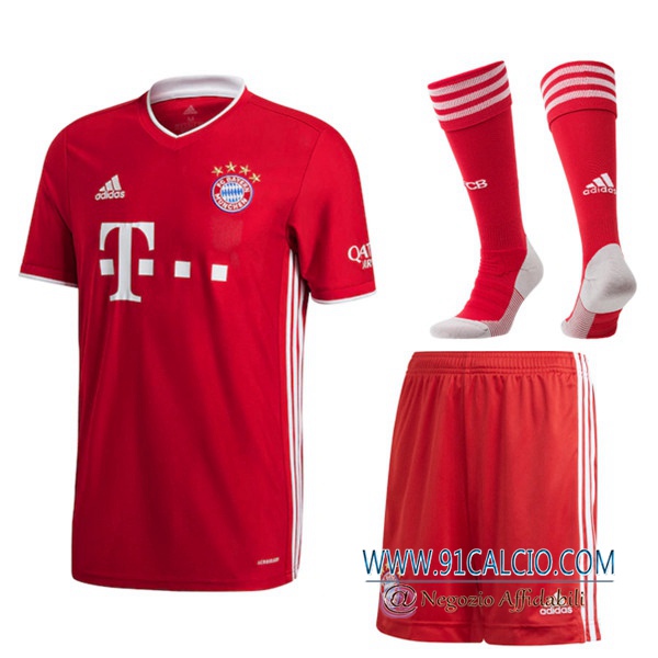Kit Maglia Bayern Monaco Prima (Pantaloncini+Calzini) 2020 2021