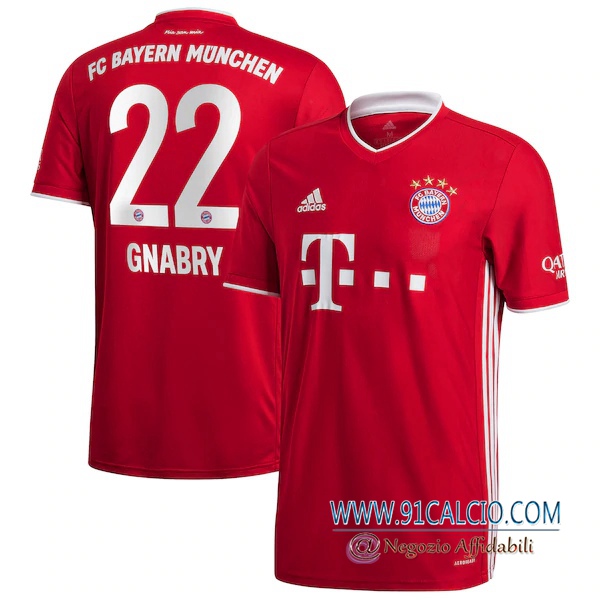 Maglia Calcio Bayern Monaco (Gnabry 22) Prima 2020 2021 | 91calcio