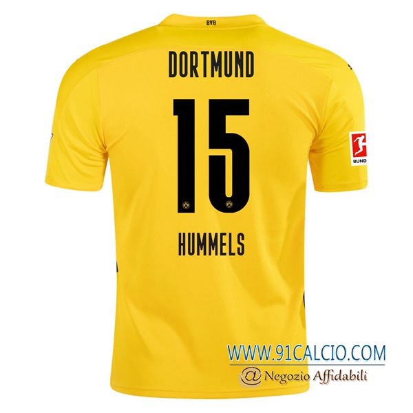 Maglia Calcio Dortmund BVB (HUMMELS 15) Prima 2020 2021 | 91calcio