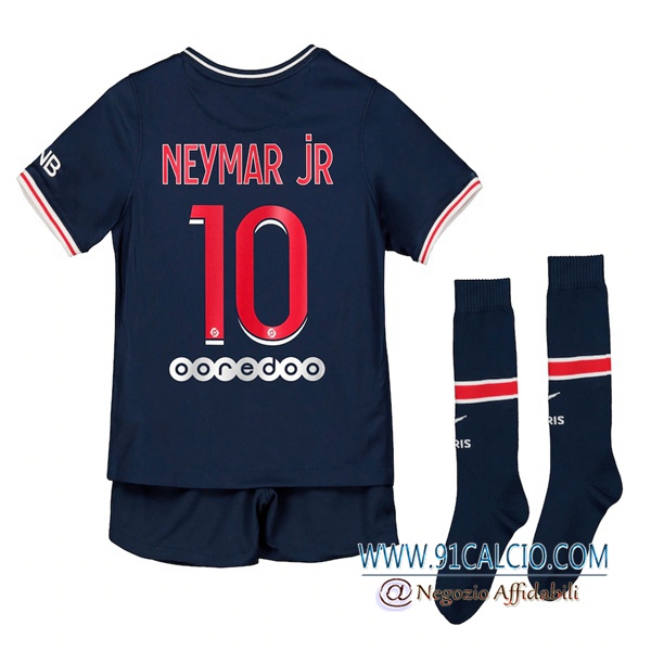 Maglia Calcio PSG (Neymar Jr 10) Bambino Prima 2020 2021 | 91calcio