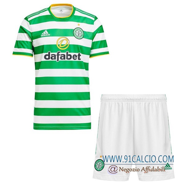 Maglie Calcio Celtic FC Bambino Prima 2020 2021