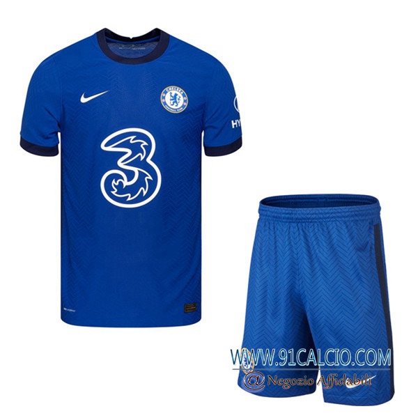 Kit Maglia FC Chelsea Prima + Pantaloncini 2020 2021