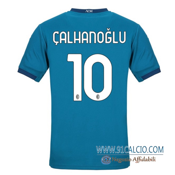 Maglia Calcio Milan AC (CALHANOGLU 10) Seconda 2020 2021 | 91calcio