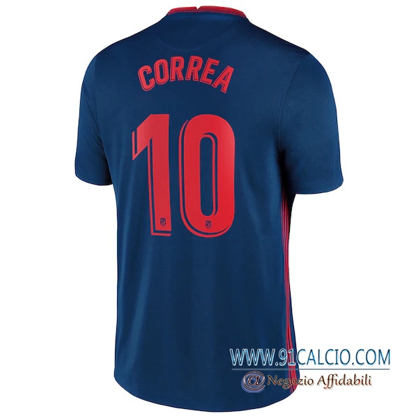 Maglia Calcio Atletico Madrid (Correa 10) Seconda 2020 2021 | 91calcio