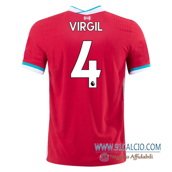 Maglia Calcio FC Liverpool (VIRGIL 4) Prima 2020 2021 | 91calcio