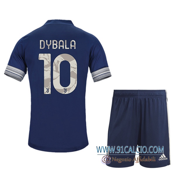 Maglia Calcio Juventus (DYBALA 10) Bambino Seconda 2020 2021 ...