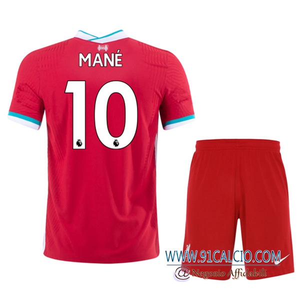Maglia Calcio FC Liverpool (MAN脡 10) Bambino Prima 2020 2021 ...