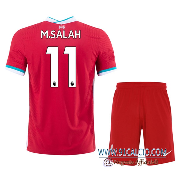 Maglia Calcio FC Liverpool (M.SALAH 11) Bambino Prima 2020 2021 ...