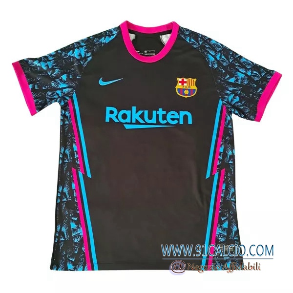 Vendita T Shirt Allenamento FC Barcellona Giallo/Blu/Rosso 2020/2021