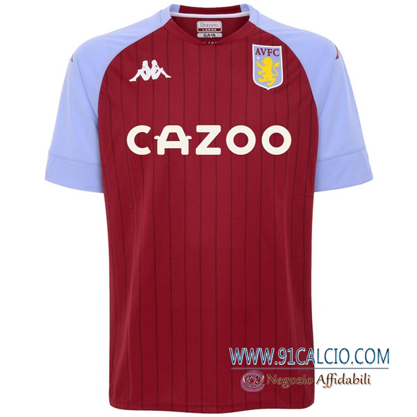Nuove Maglia Calcio Aston Villa Prima 2020 2021 | 91calcio