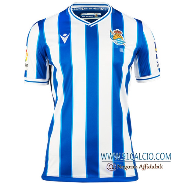 Maglia Calcio Real Sociedad Prima 2020 2021 - 91calcio