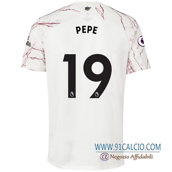 Maglia Calcio Arsenal (Pepe 19) Seconda 2020 2021 | 91calcio