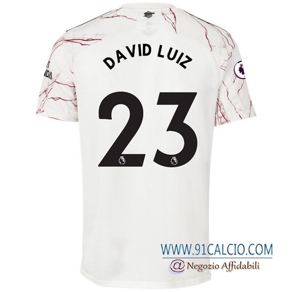 Maglia Calcio Arsenal (David Luiz 23) Seconda 2020 2021 | 91calcio