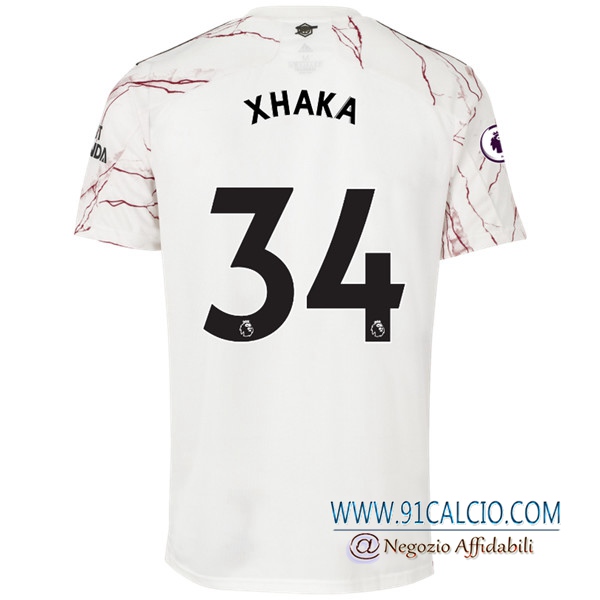 Maglia Calcio Arsenal (Granit Xhaka 34) Prima 2020 2021 | 91calcio