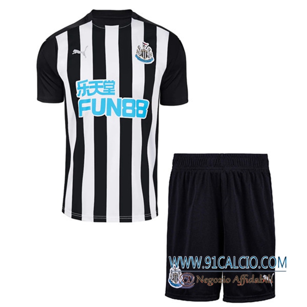 Maglie Calcio Newcastle United Bambino Prima 2020 2021