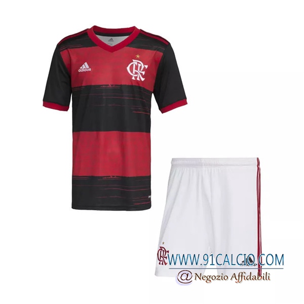 Maglie Calcio Flamengo Bambino Prima 2020 2021