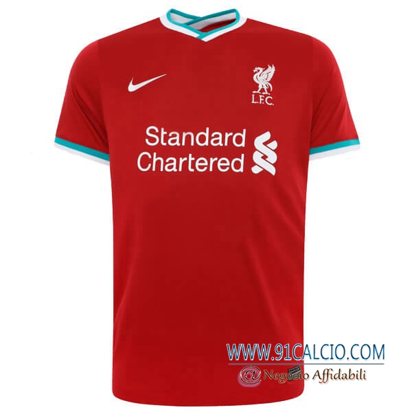 Nuove Maglia Calcio FC Liverpool Prima 2020 2021