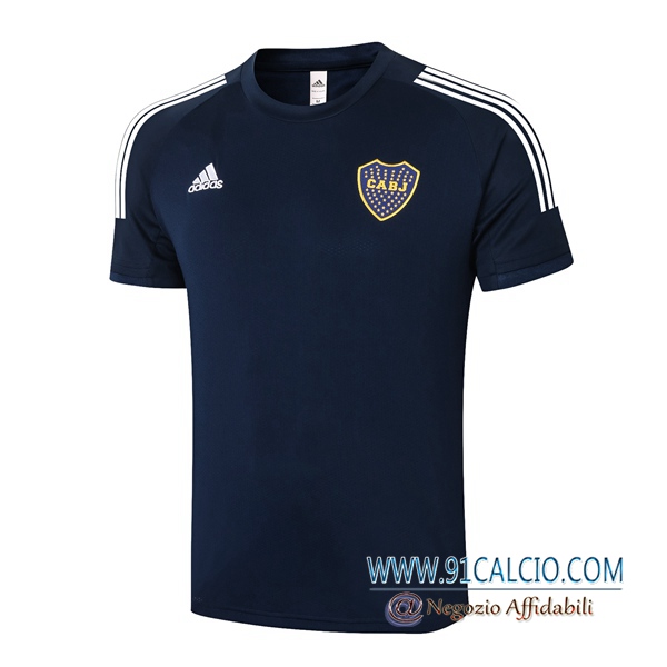 T Shirt Allenamento Boca Juniors Blu Royal 2020 2021