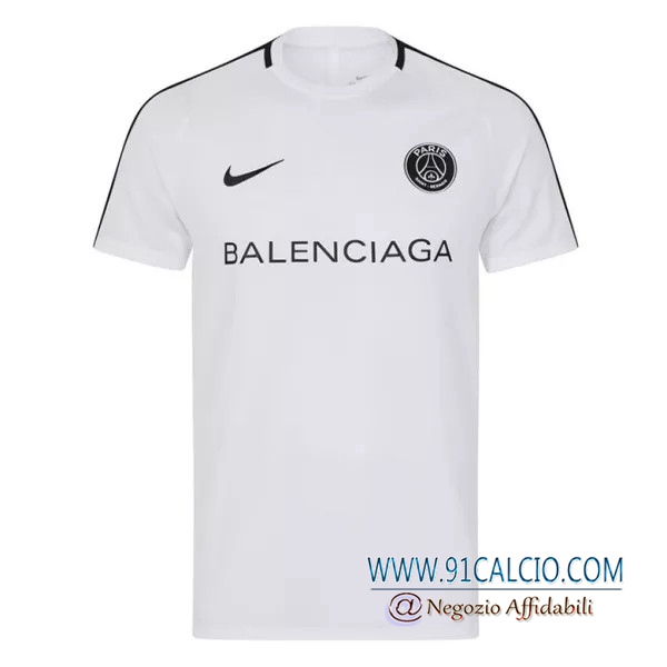 T Shirt Allenamento Paris PSG Bianco 2020 2021