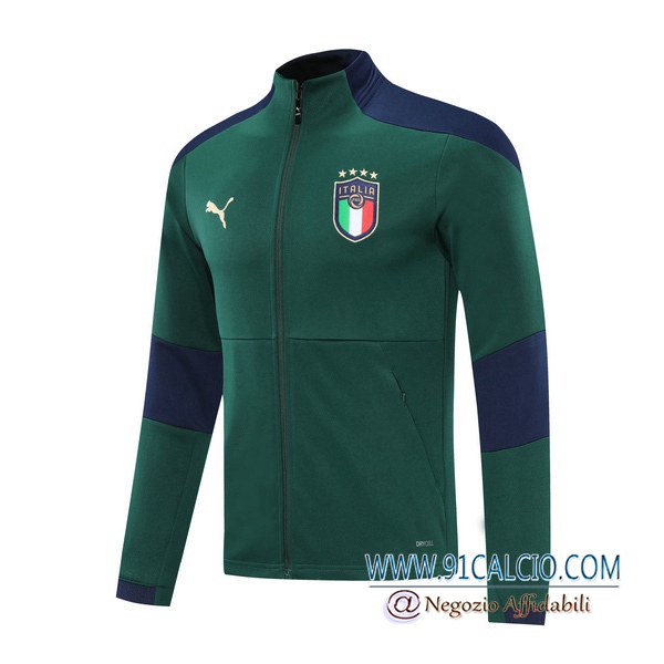 Giacca Calcio Italia Verde 2020 2021