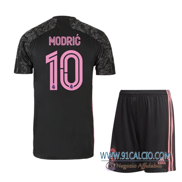 Maglie Calcio Real Madrid (MODRIC 10) Bambino Terza 2020 2021