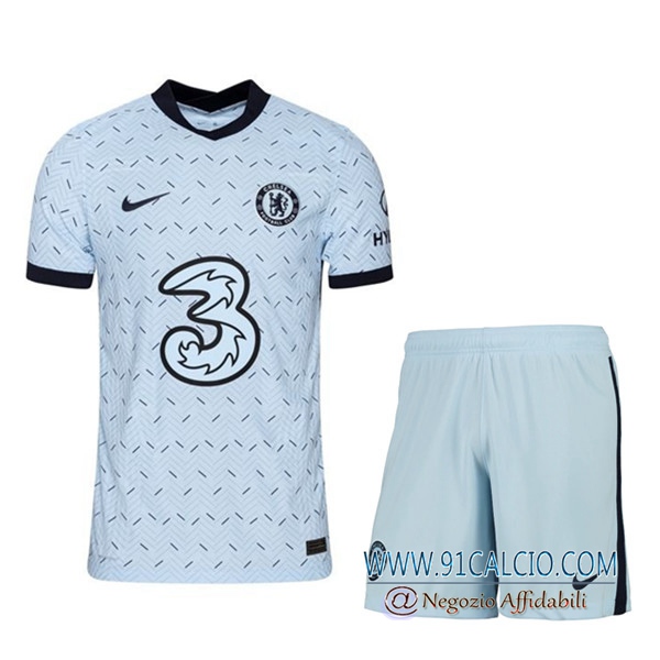 kit Maglia Calcio FC Chelsea Seconda Pantaloncini 2020 2021 ...