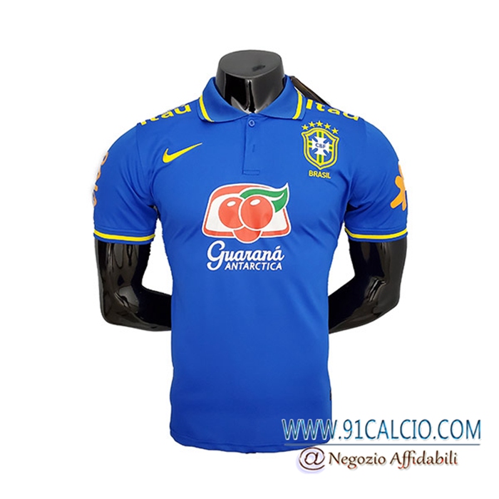 Maglia Polo FC Brasile Blu 2021/2022