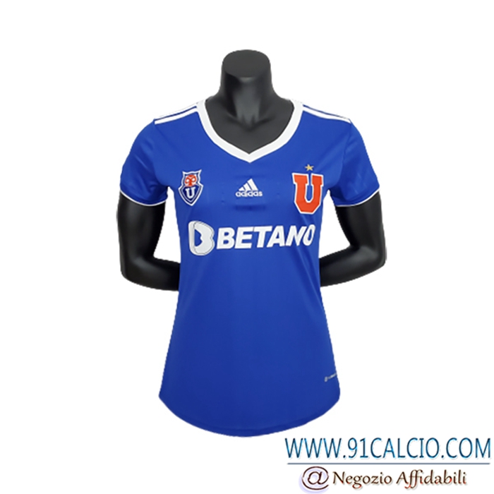 Maglie Calcio Universidad de Chile Donna Prima 2022/2023 Maglie Calcio Universidad de Chile Donna Prima 2022/2023