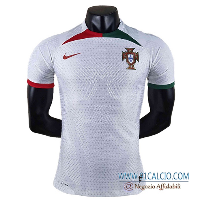 T Shirt Allenamento Portogallo Bianco 2022/2023