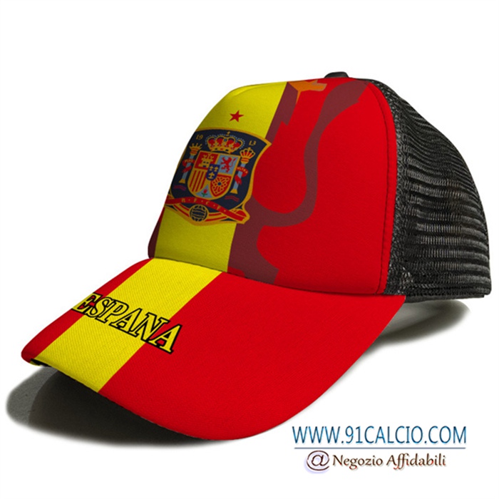 Cappello Da Calcio Spagna Rosso/Arancia 2023