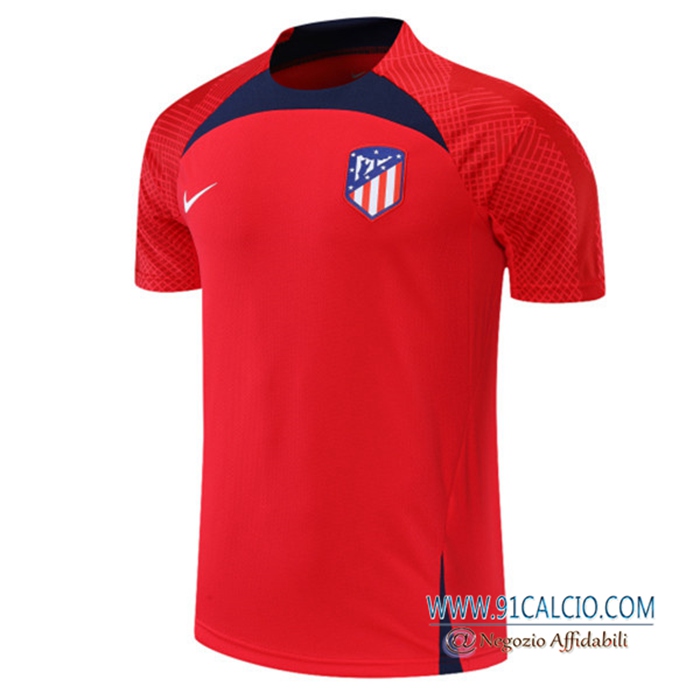 T Shirt Allenamento Atletico Madrid Rosso 2022/2023