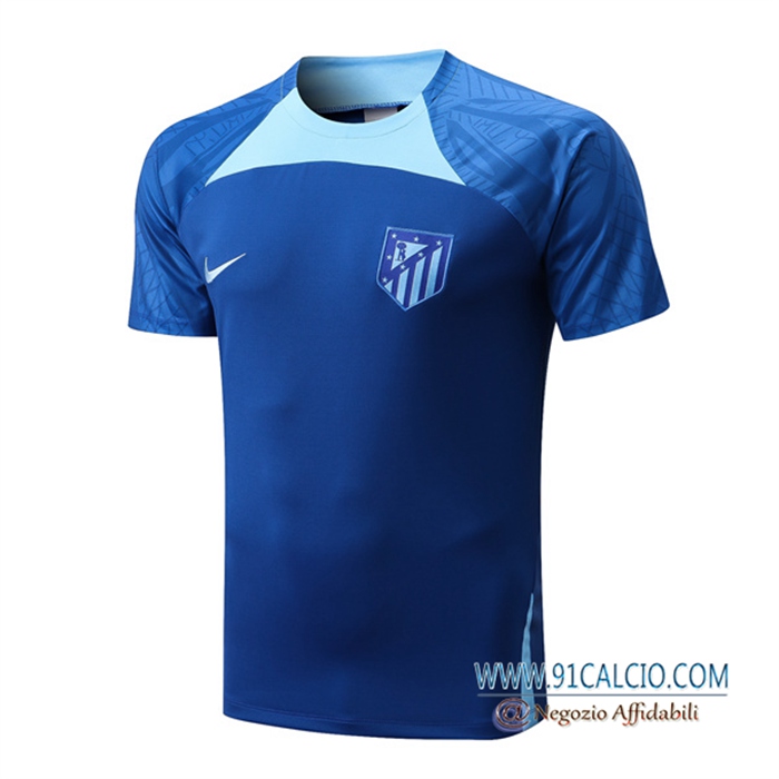 T Shirt Allenamento Atletico Madrid blu navy 2022/2023