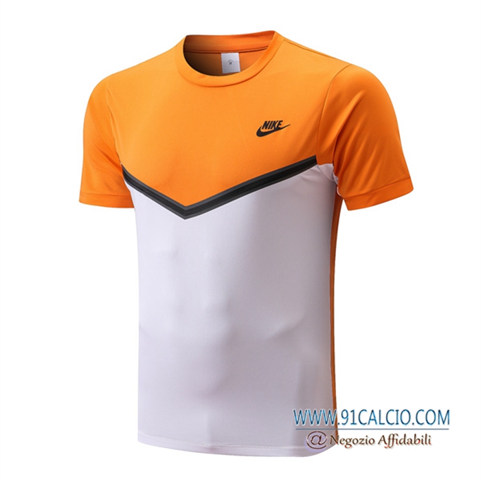 T Shirt Allenamento Nike Giallo/Bianco 2022/2023