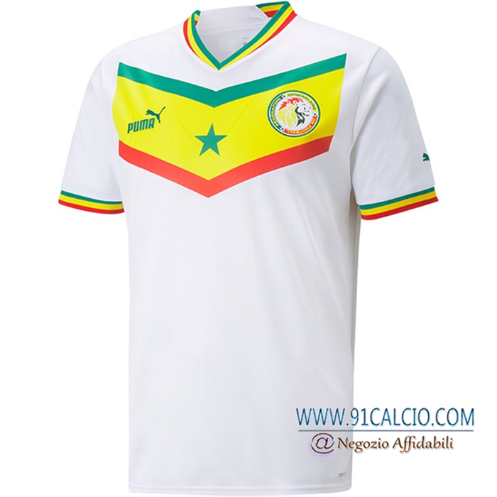 Nuovo Maglie Calcio Senegal Prima Coppa Del Mondo 2022