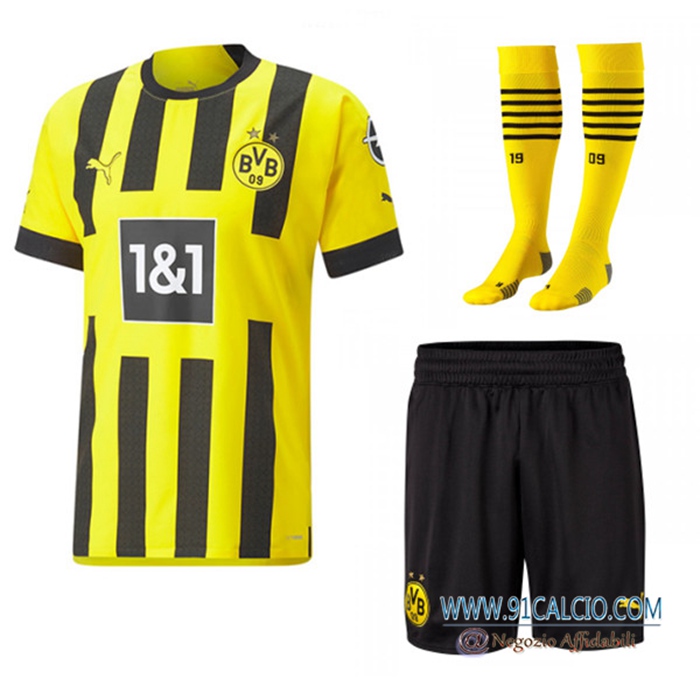 Kit Maglia Dortmund BVB Prima (Pantaloncini + Calzini) 2022/2023