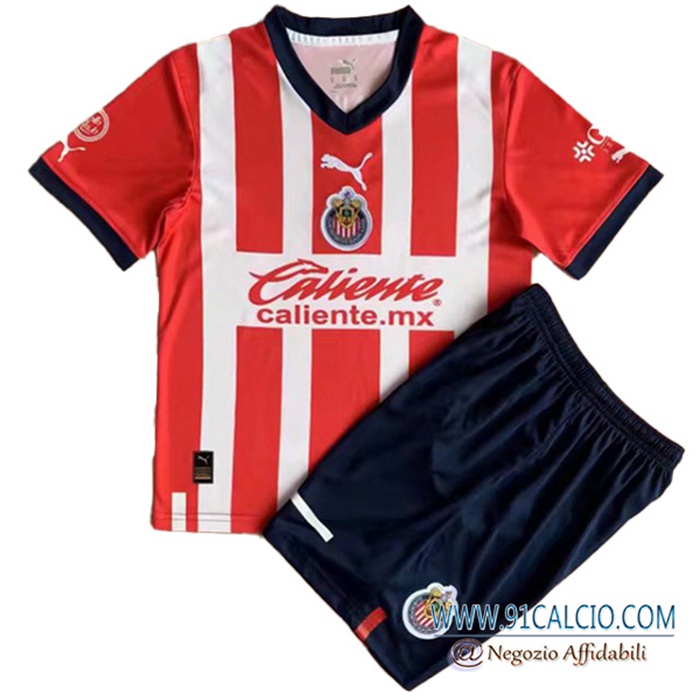 Maglie Calcio CD Guadalajara Bambino Prima 2022/2023
