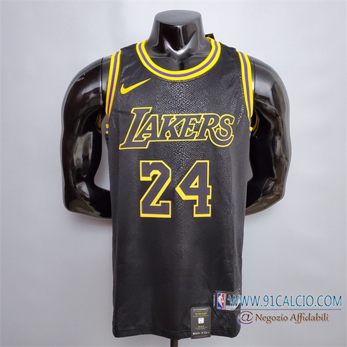 Maglia Los Angeles Lakers (Bryant #24) Nero